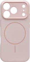 Casemania Hoesje Geschikt voor Apple iPhone 17 Pro - Roze - Zachte Liquid Siliconen Magnetisch Back Cover Case - Geschikt voor MagSafe - Telefoonhoesje met Camera Bescherming