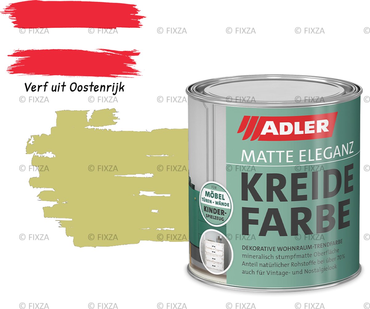 ADLER Vivido Krijtverf – Bergpad – Duurzame matte verf voor hout, meubels, deuren, metaal en kunststof – 750 ml