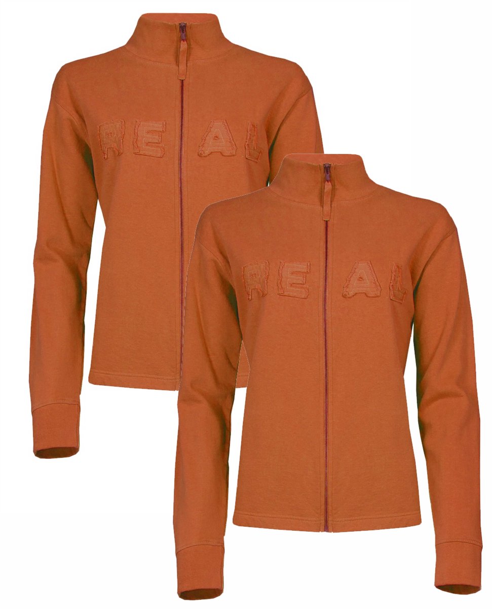 DUO-PACK Dames Sweatshirt van ons merk Thousand Islands : Maten Oranje