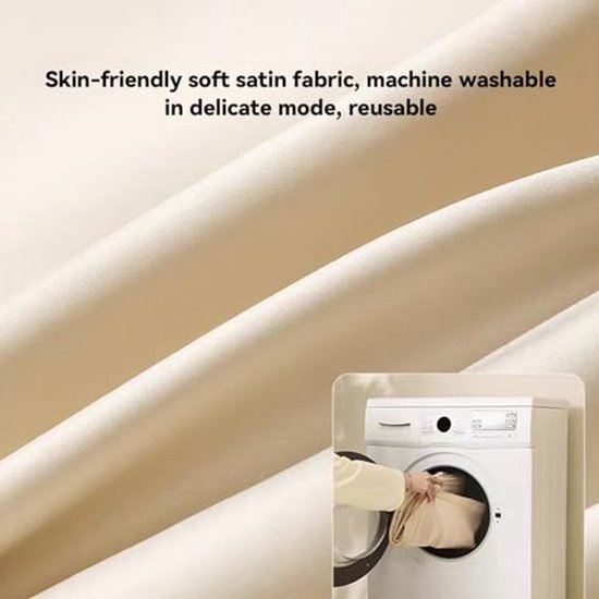 Ruimtebesparende Zelfcompressie Organizer - Ideaal voor Donsdeken, Donskleding en Beddengoed - XL Opbergtas in Beige — afbeelding 5