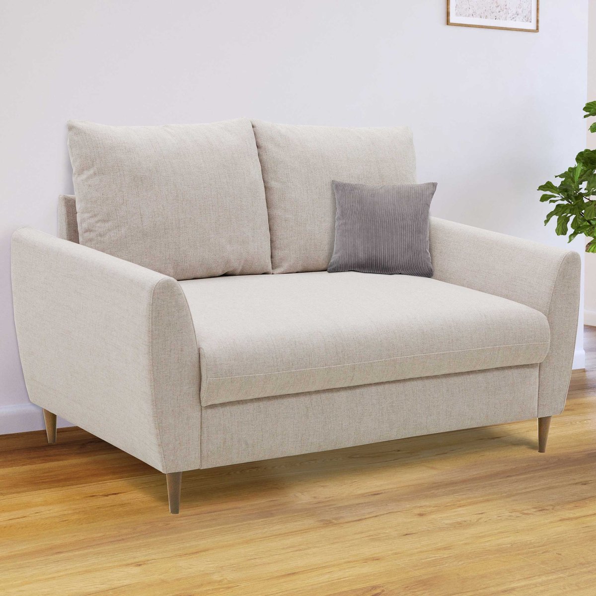 2-zitsbank Lino - 145x78x92cm - Beige Stof