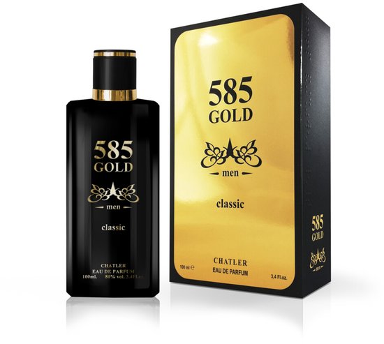 Chatler 585 Gold Classic Eau de Parfum - 3 x 100 ml - Voordeelverpakking