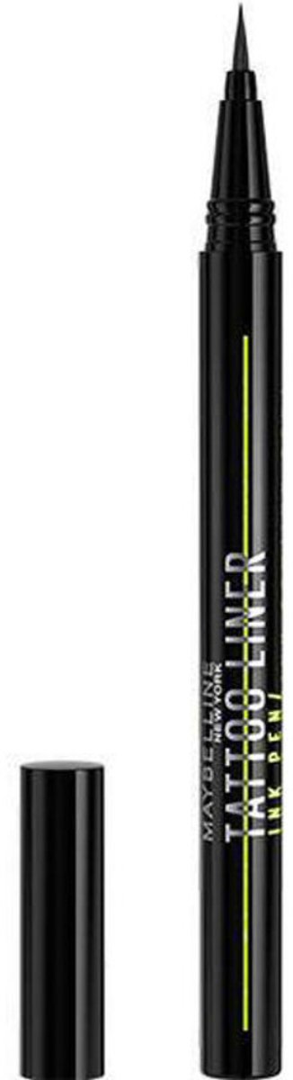 Maybelline - Tattoo Liner Ink Pen Eyeliner Black - 2 x 1 ml - Voordeelverpakking