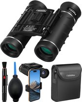 ODESSEY Compacte Verrekijker - met Case, Onderhoudskit en Telefoonhouder - 8x22 - FMC - BAK-7 - voor Volwassene & Kinderen
