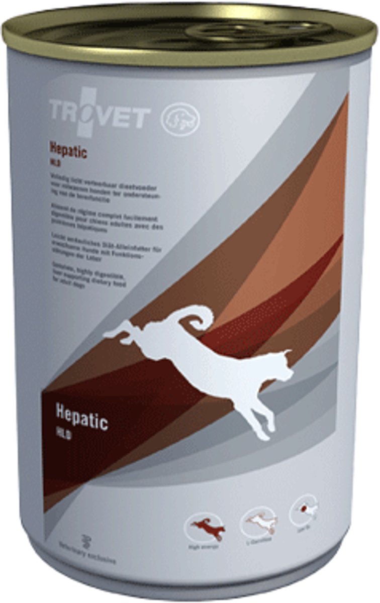 TROVET Hepatic HLD Hond - 12 x 400 gr blikken