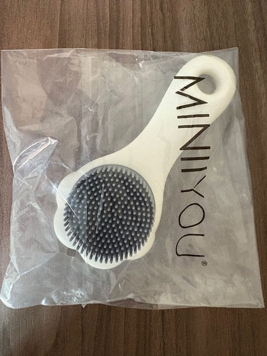 Baby Siliconen Massage Borstel met handvat - Hoofdhuidje en Lichaam wassen - Douche en Bad babyborstel - Wit - Baby en Peuter en Kind van Merkloos — afbeelding 2