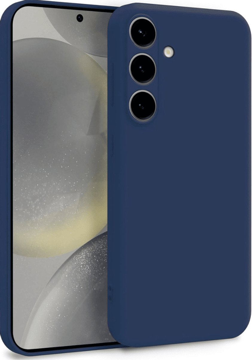 Casemania - Samsung S24 Plus/S25 Plus - Back Cover – Siliconen - Blauw