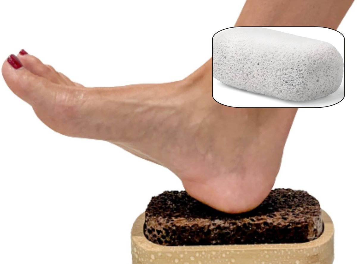 Vulkanische Pedicure Puimsteen Grijs – Per Stuk – Voor Eeltverwijdering en Exfoliatie