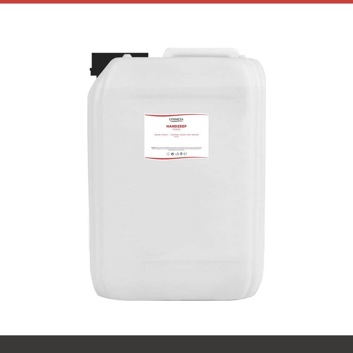 Handzeep - Rozen - Koraalrood - Parelmoer - 12 Liter - Jerrycan - Navulling - Navullen - Hand Soap - Savon Pour Les Mains - 3 - 5 - 6 - 10 | LP5