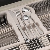 Ménagère de cuisine Babij 72 pièces – Acier inoxydable – Pour 12 personnes – Avec étui de Luxe – Compatible lave-vaisselle