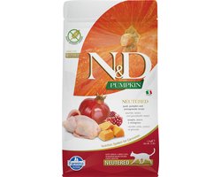 Farmina N&D Pumpkin Neutered Kattenvoer - Quail - 10 kg