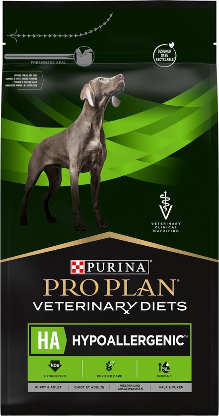 Pro Plan Veterinary Diets HA - Droog Hondenvoer - Hypoallergeen - Dieetvoeding - 3kg