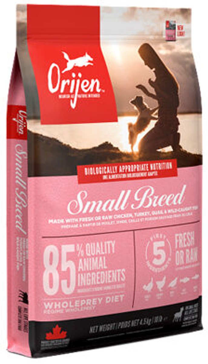 Orijen Orijen Whole Prey Adult Small Breed - Hondenvoer - 2 x 4,5 kg