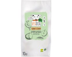 Vegdog Farmer’s Crunch – Hondenbrokken – Veganistisch – Volledig Dierenvoer – Duurzaam – Gezond –  10kg