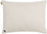 Kuddle Warmtekussen Oplaadbaar - Gebreid 'Off white' 45x60cm - Draadloos & Elektrisch - Inclusief Powerbank
