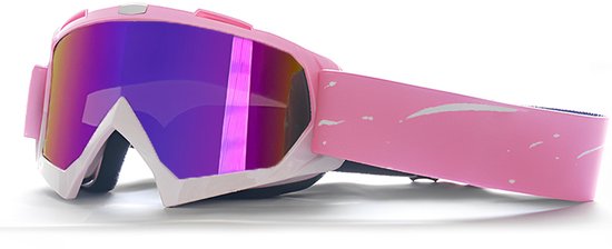 Masque De Ski / Lunettes De Moto UV400 - Protection Vent, Poussière, Neige, Avec Mousse Confort