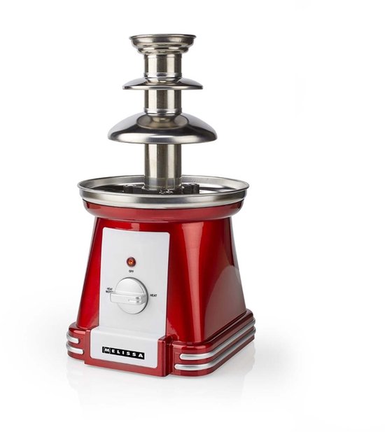 Melissa 16310186 - Chocoladefontein, 90 B, 32 cm, 3 Metalen niveaus, Rood / Wit — afbeelding 5