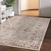 Tapis Mazovia Beige Rectangle Abstrait Salon, Chambre, Salle à manger, Bureau Poils ras Rectangle OEKO-TEX® - 200 x 300 Abstrait