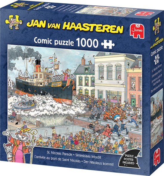 Jan van Haasteren - Sinterklaas Intocht - 1000 stukjes puzzel - Legpuzzel volwassenen - JVH