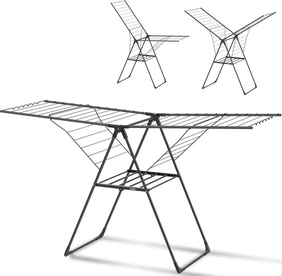 Bodo® Inklapbaar Droogrek met Zijvleugels