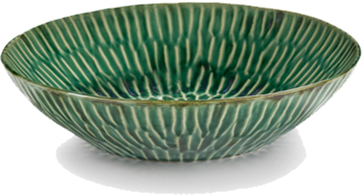 SERAX-Pascale Naessens-Verde Lanza - Serveerschaal Ø 25 cm - groen