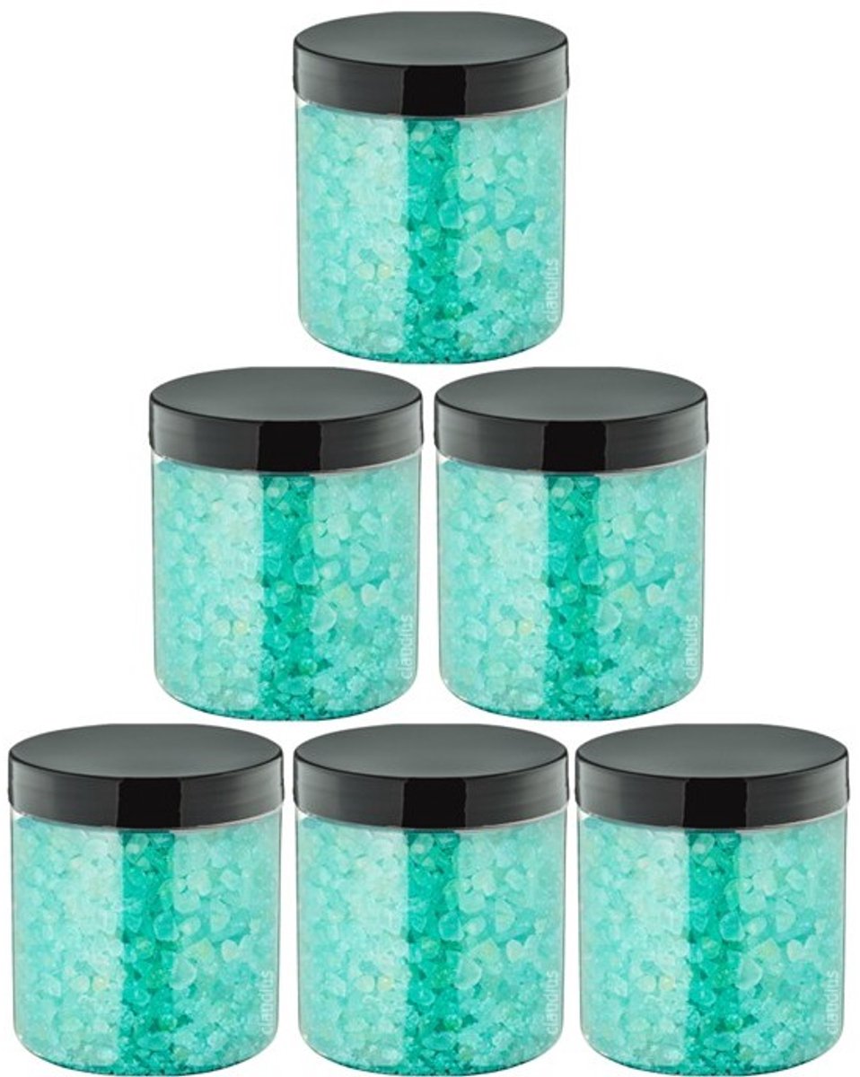 Claudius Badzout Hamam - 300 gram - Pot met zwarte deksel - set van 6 stuks