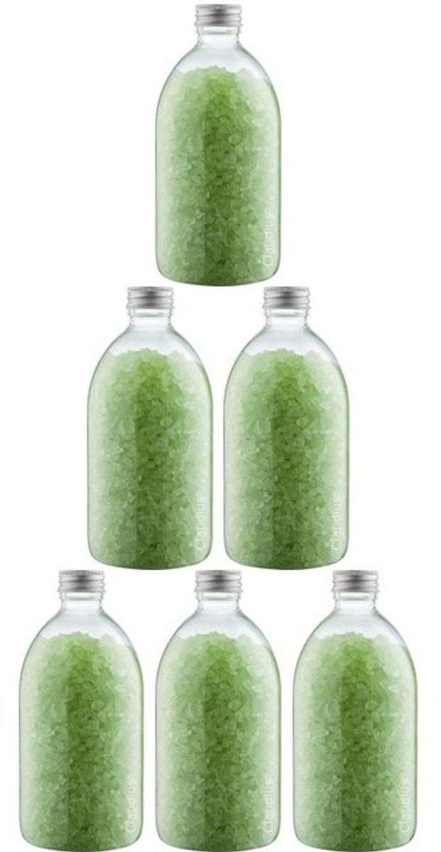 Claudius Badzout Eucalyptus - 600 gram - Fles met aluminium dop - set van 6 stuks
