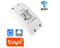 Premium WiFi Smart Switch – Compatibel met Alexa, Google Assistant, Tuya, Smart Life & LSC Smart Connect (Action) – Slimme Aan/Uit Schakelaar 90-250V AC, 10A