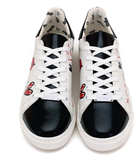 Goby – Baskets pour femmes Love Attack pour femme – Vegan – Fait main – Taille 38