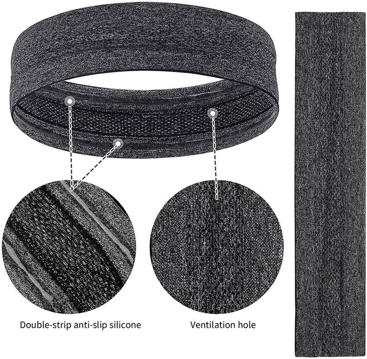 Japanese Headband Women Sports Hairband - Yoga Bandana Hair Bands for Men
