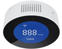 Gasmelder - Gasdetector - Smart Wi-Fi - LED-display - Gas-, Aardgas- en Vloeibaar Gaslekdetector