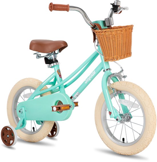 Joystar Fantasy Kinderfiets voor Meisjes - 16 Inch - Mand - Zijwieltjes - Bel - Handrem - Groen van JOYSTAR — afbeelding 2