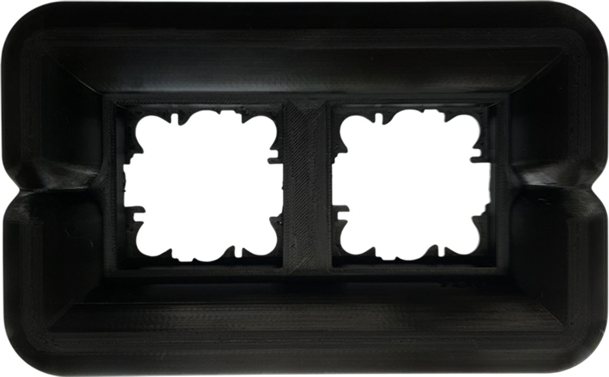 Felt- Stopcontact - Obsidian black - Big Buoy (double) - alleen frame - Plug frame