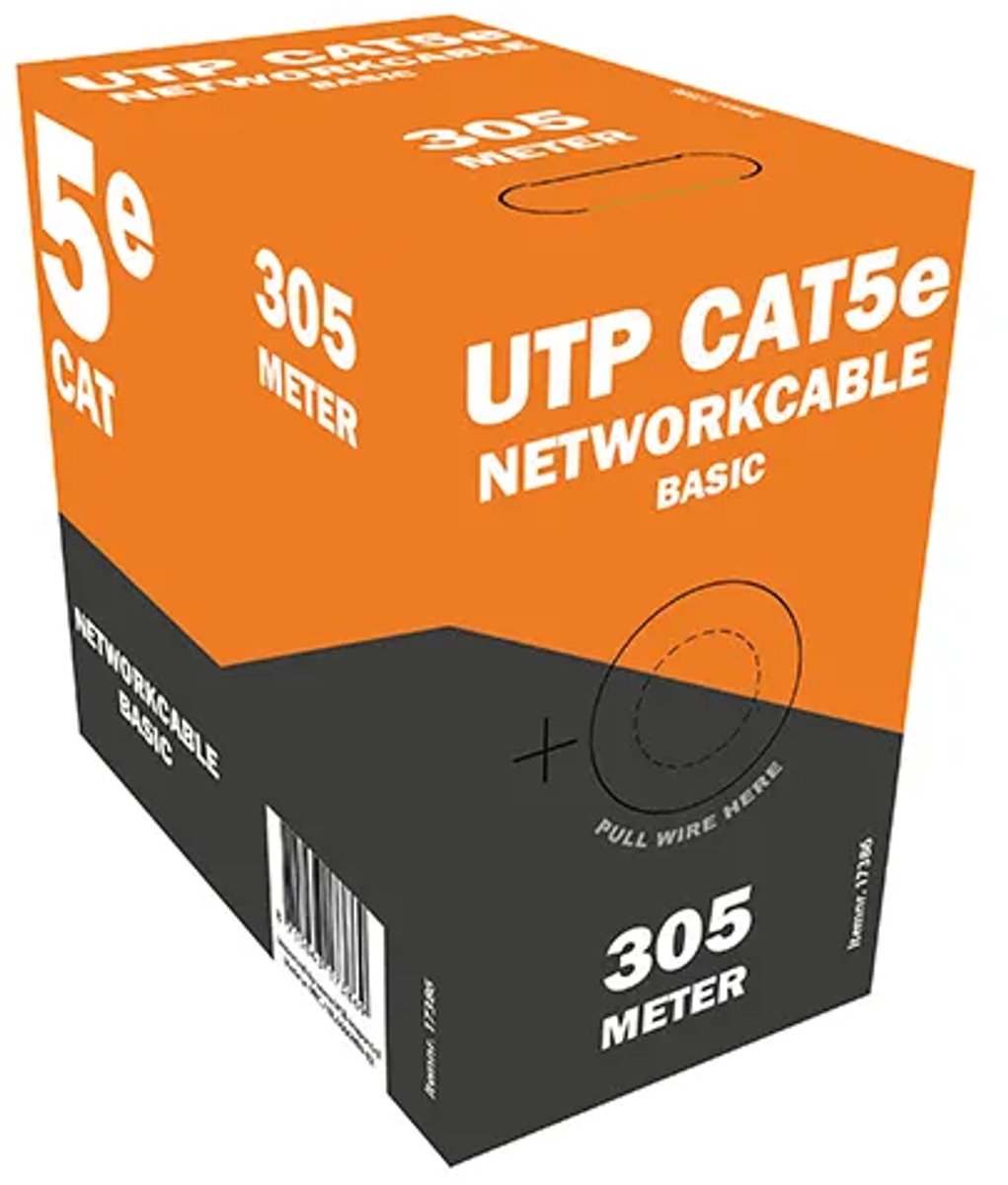 UTP CAT5e netwerk cable - 305m in doos