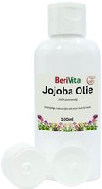 Jojoba Olie 100ml - Pure, Koudgeperste en Onbewerkte Jojoba Oil - Hexaanvrij - Huidolie en Haarolie