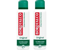 Borotalco - Deo Spray Original - 2 x 150 ml Voordeelverpakking