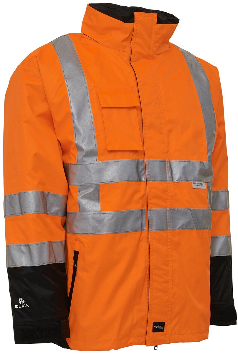 Elka - Visible Xtreme - 2-in-1 Werkjas - Oranje - 086100R - Maat: 2XL