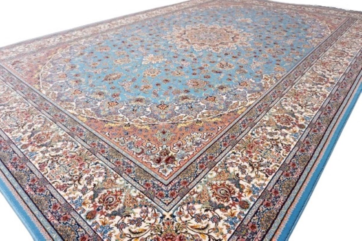 SusaStyle - OUTLET - Perzisch Vloerkleed – Sahebgharan blue – Tapijt 150 x 225 cm – Showmodel