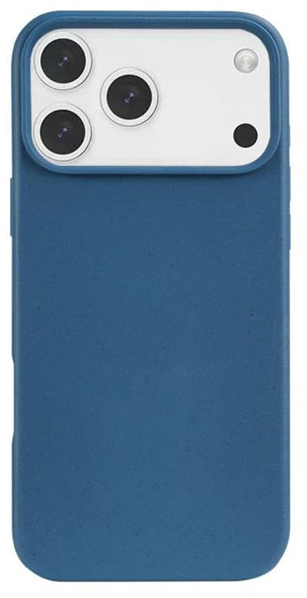 Mobiq - Flexibel Eco Hoesje geschikt voor iPhone 17 Pro Max - blauw