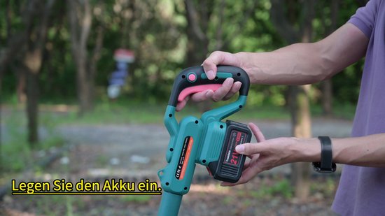 Elektrische Grastrimmer - 750W Accu Grasmaaier & 4-in-1 Trimmer met 2x 4000mAh Accu + Lader - Borstelloze Motor, 4-in-1 Multifunctioneel, Verstelbaar