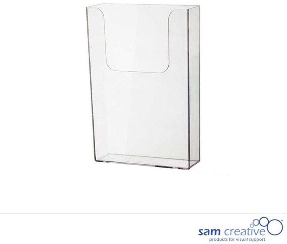 Sam Creative - Whiteboard Brochurehouder met plakstrip - A3 - Whiteboard