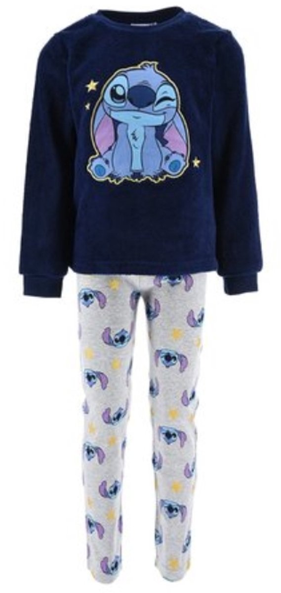 Disney Lilo & Stitch Fleece Pyjama Blauw
