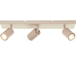 Brilliant Jello - Plafondlamp - LED GU10 3x5W - 350lm - 3000K - Dimbaar - Champagne