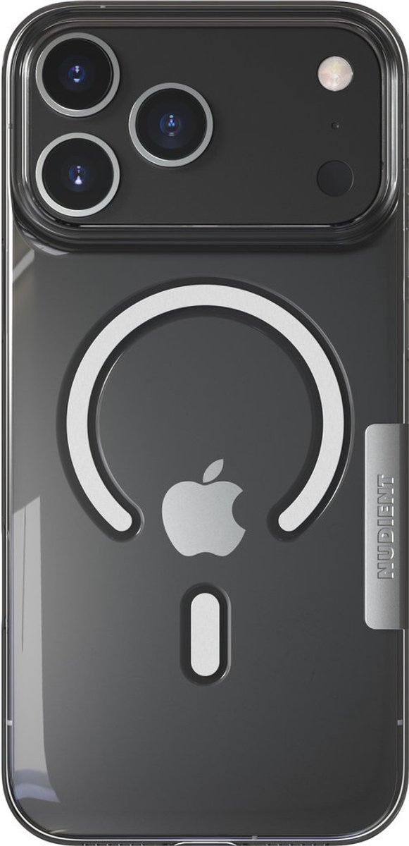 Nudient Thin Magsafe Case geschikt voor Apple iPhone 17 Pro Max - Transparant