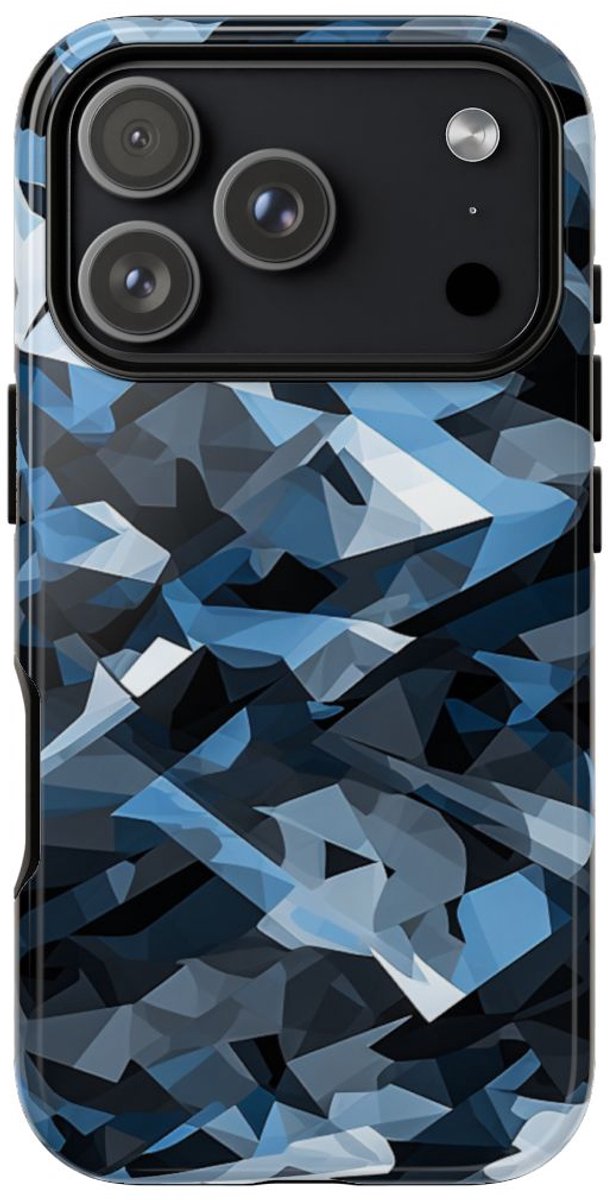 Stedelijk Geometrisch Camouflagepatroon – Telefoonhoesje Geschikt voor iPhone 17 Pro