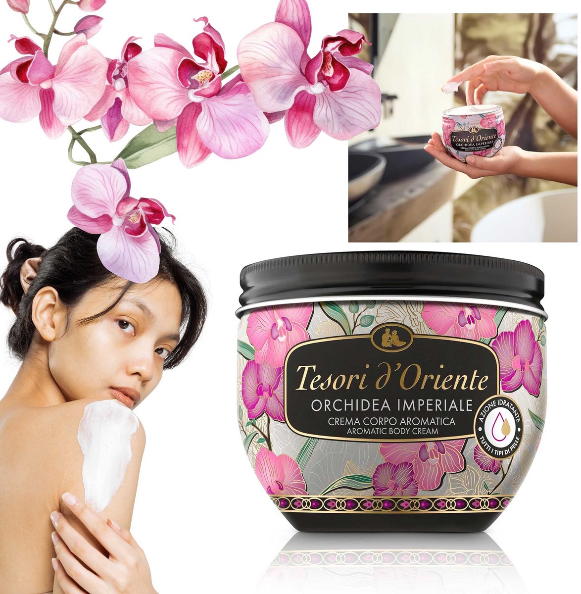 Tesori d'Oriente Chinese Orchidee Lichaamscrème 300 ml