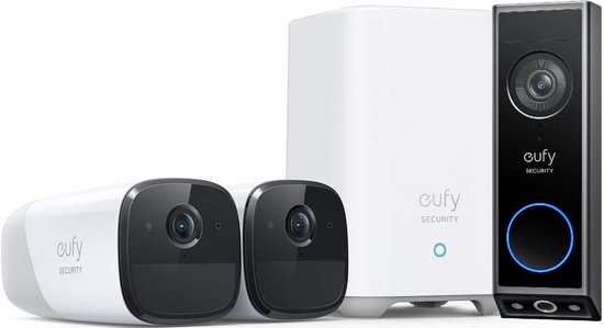 eufy eufyCam 2 Pro Beveiligingscamera Set met 2 Camera's - €379,00