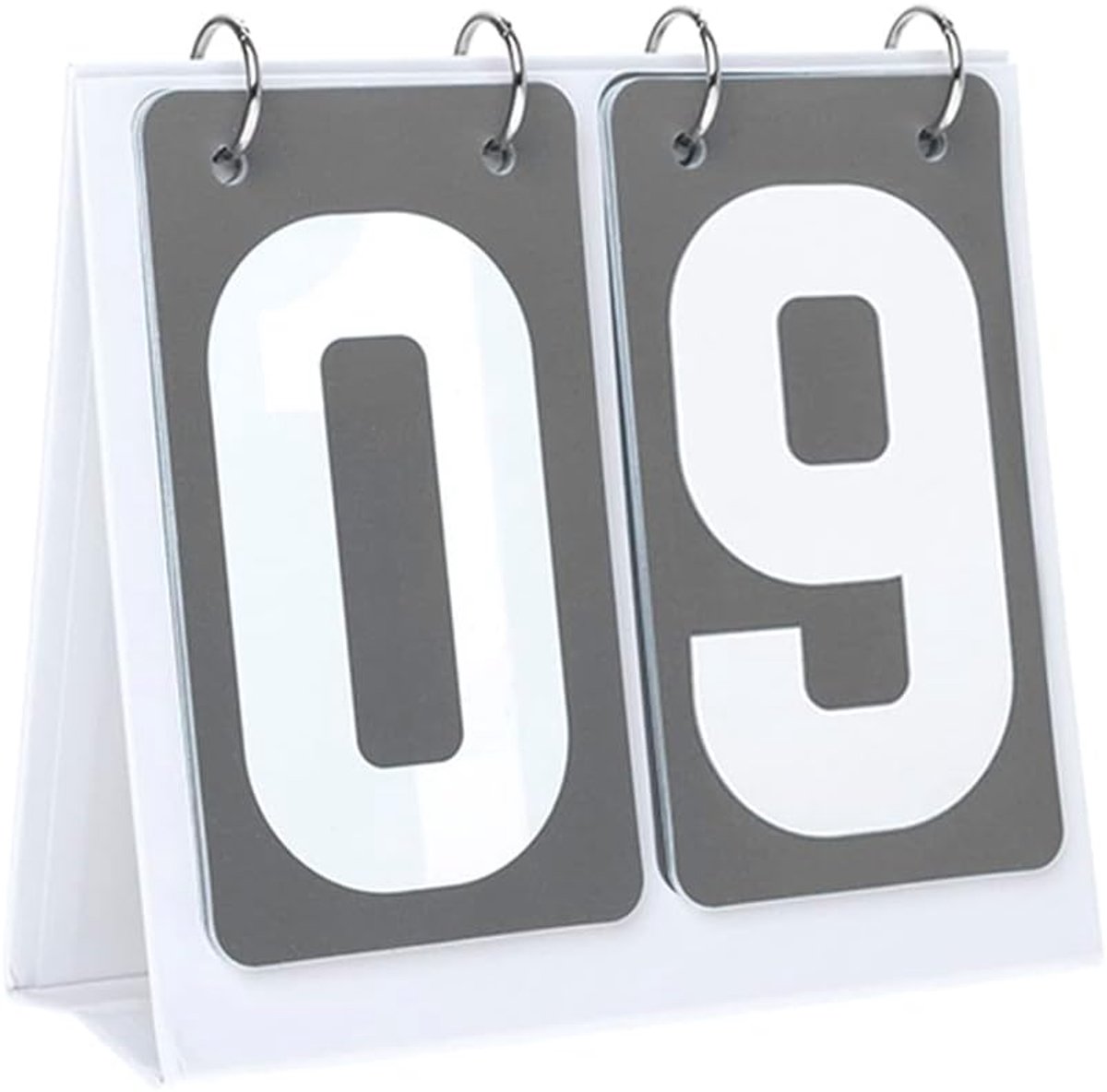 draagbare scoreborden, 4-cijferige draagbare desktop scoreborden voor basketbal, voetbal, tennis, volleybal, stenen spellen, sportspellen, lichamelijke opvoedingsactiviteiten, flippers