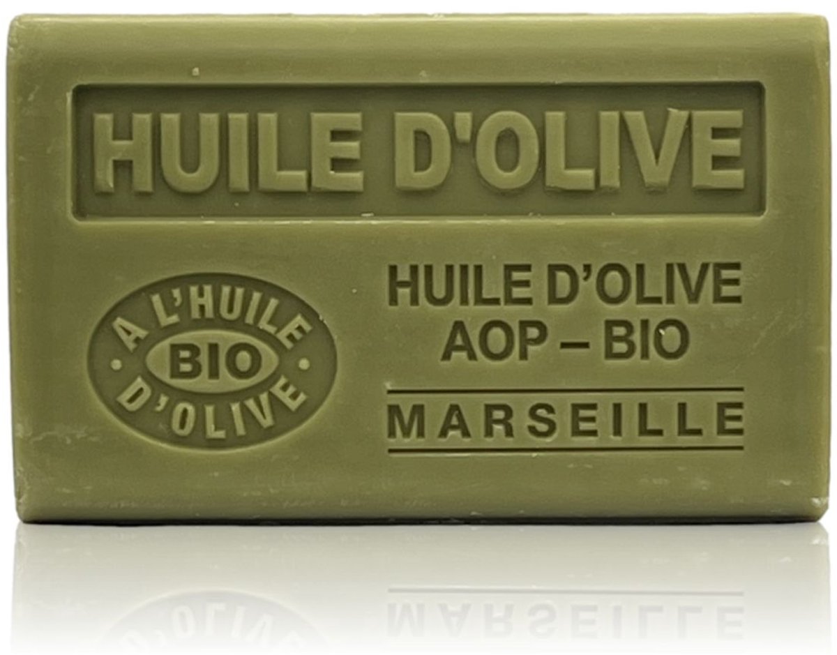 4x Savon de marseille biologische olijfzeep -AOP - franse zepen - biologisch -