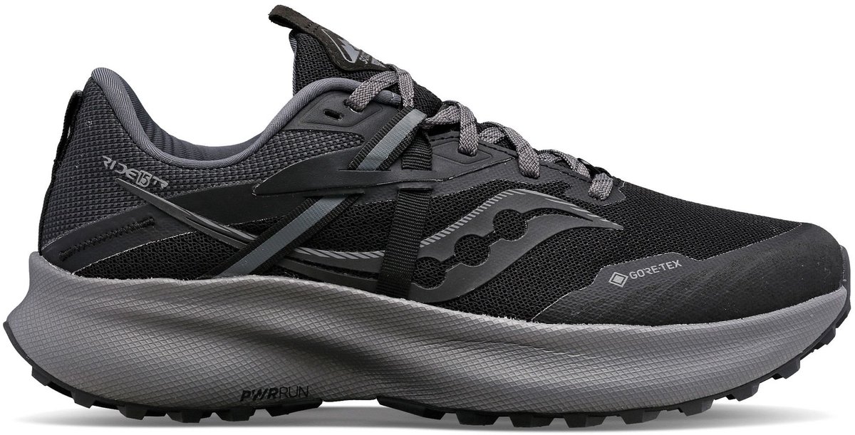 Saucony Ride 15 GTX Trailrunning schoenen Dames Zwart